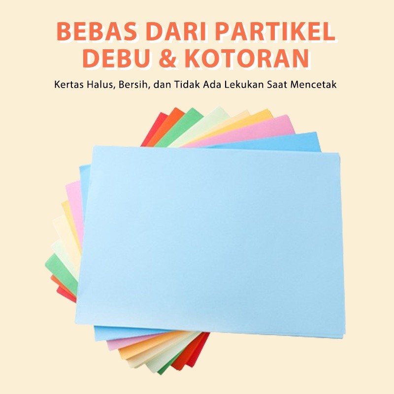 

Kertas Lipat Origami Papercraft Warna Pastel Bolak Balik Perlengkapan Sekolah 70 Gram