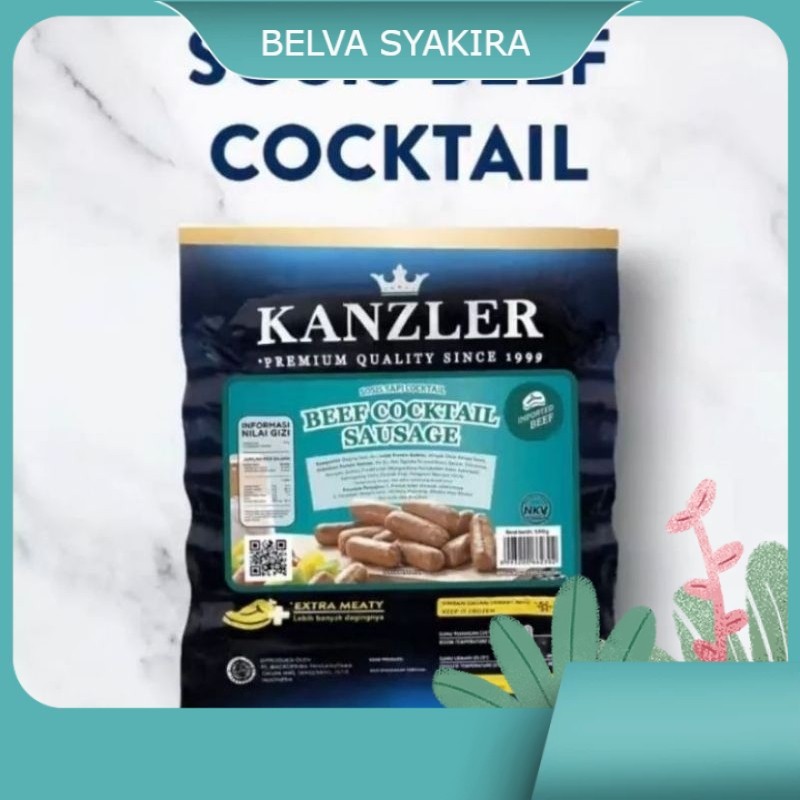 

Kanzler Sosis Beef Cocktail 250 gram