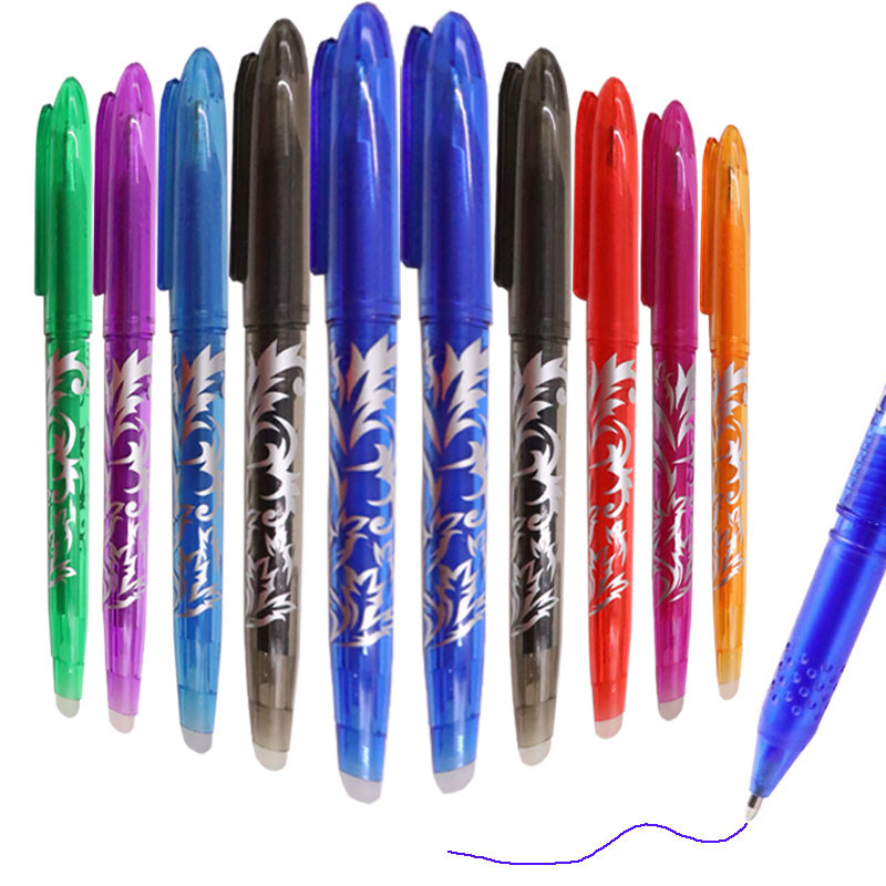 

6pcs/Set Mix 0.5mm Tip Erasable Pens Colorful Art Drawing Writing Office Stationery Gel Pen Multiple Colors Washable Handle Rod