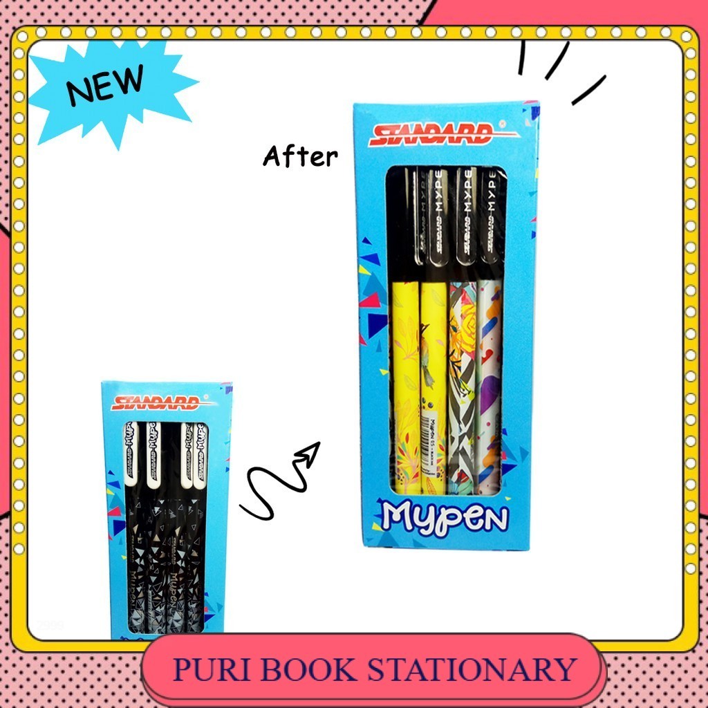 

Pen Standard - Mypen 0.5 1 pcs ( Pulpen, Pena, Ballpoint )