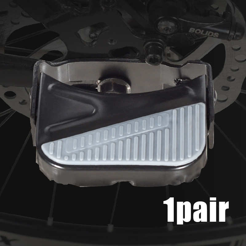 Footstep Sepeda Lipat Pasangan - Pijakan Kaki Belakang Baja / Pedal Lipat untuk Sepeda Gunung & List