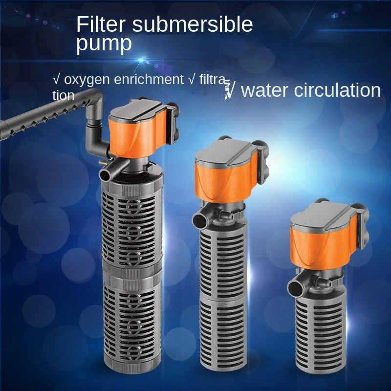 Xilong 666/777 mini fish tank water pump three-in-one mini submersible pump water pump filter aquari