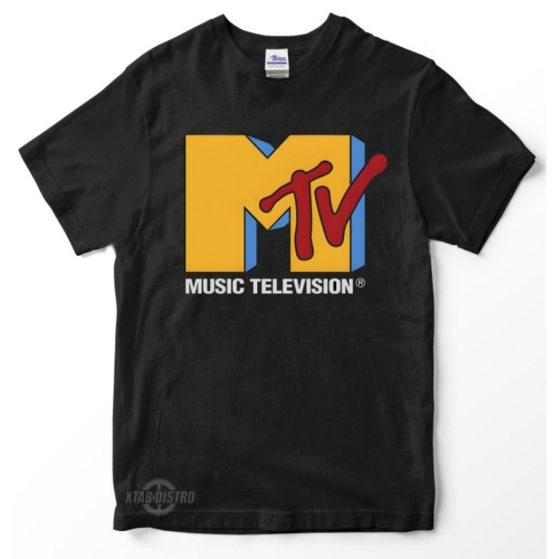 Kaos MTV MUSIC TELEVISION Premium Tshirt Vintage Band MTV