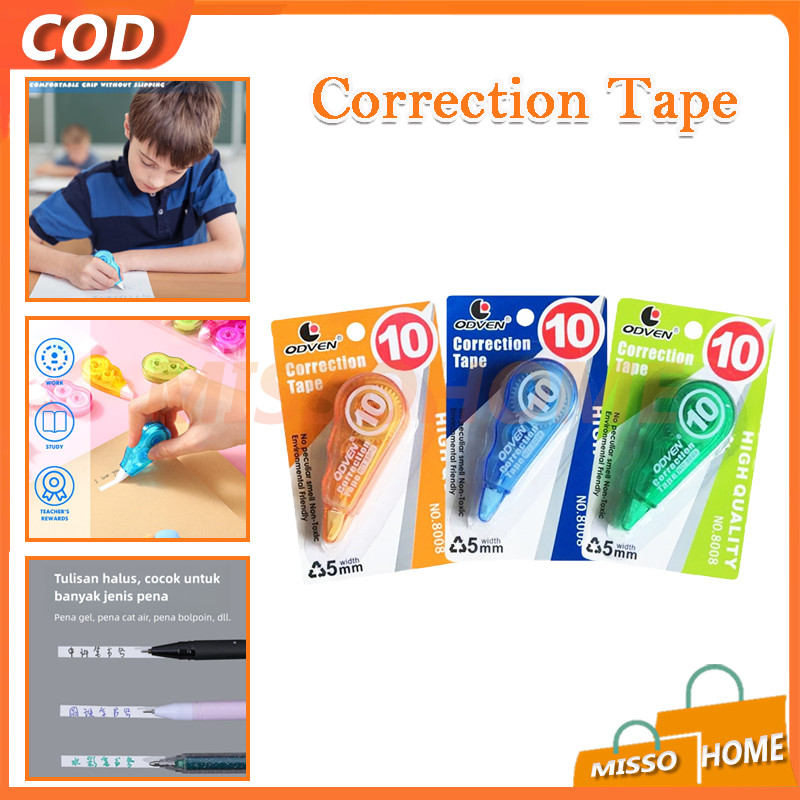 

Correction Tape / Pita Koreksi / Roll Correction Tape / Pita Koreksi Pastel Color