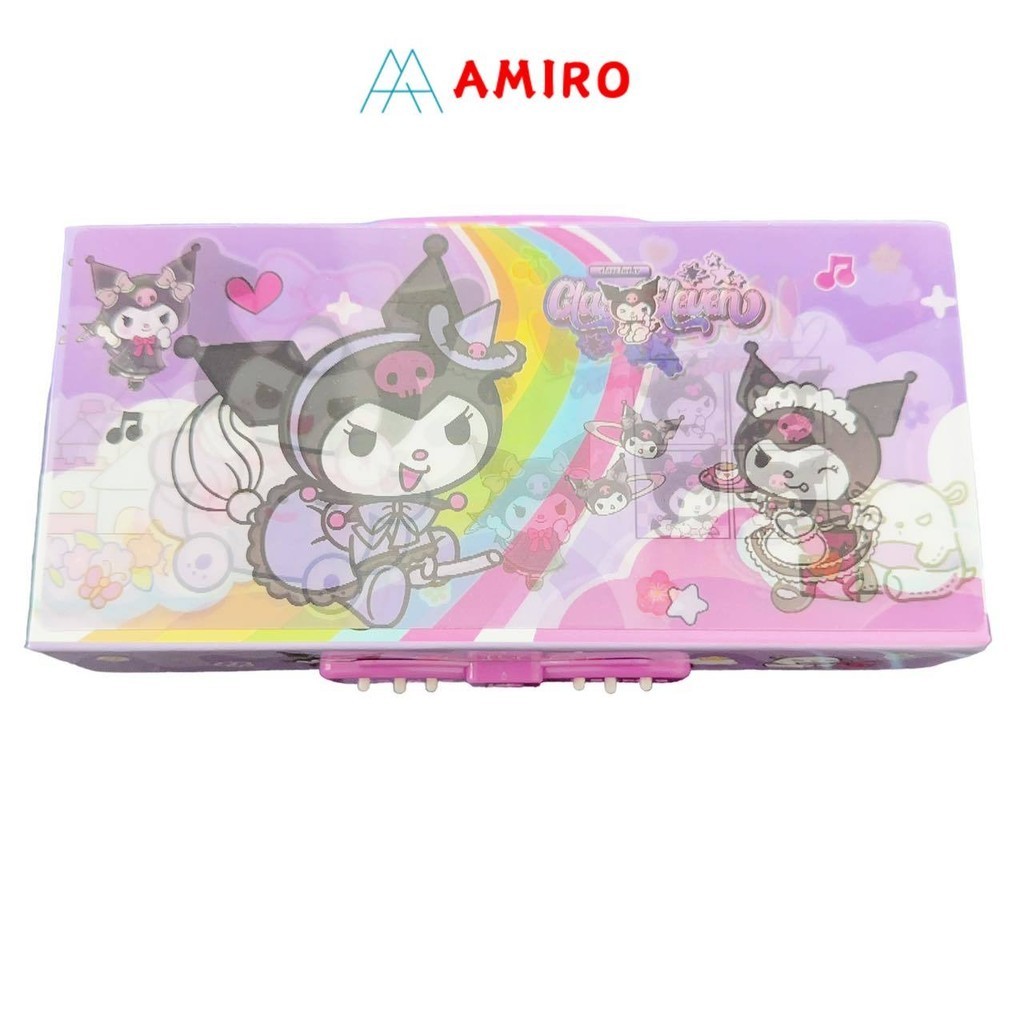 

(3D) Kotak Pensil KODE 3 TINGKAT Karakter Lucu / pencil case password kotak pin 3 susun kunci