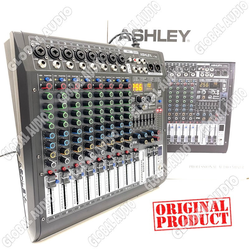 Mixer Ashley 8 Edition Original 8 Channel Bluetooth - USB Interface Model Edition 8 ( Bisa COD )