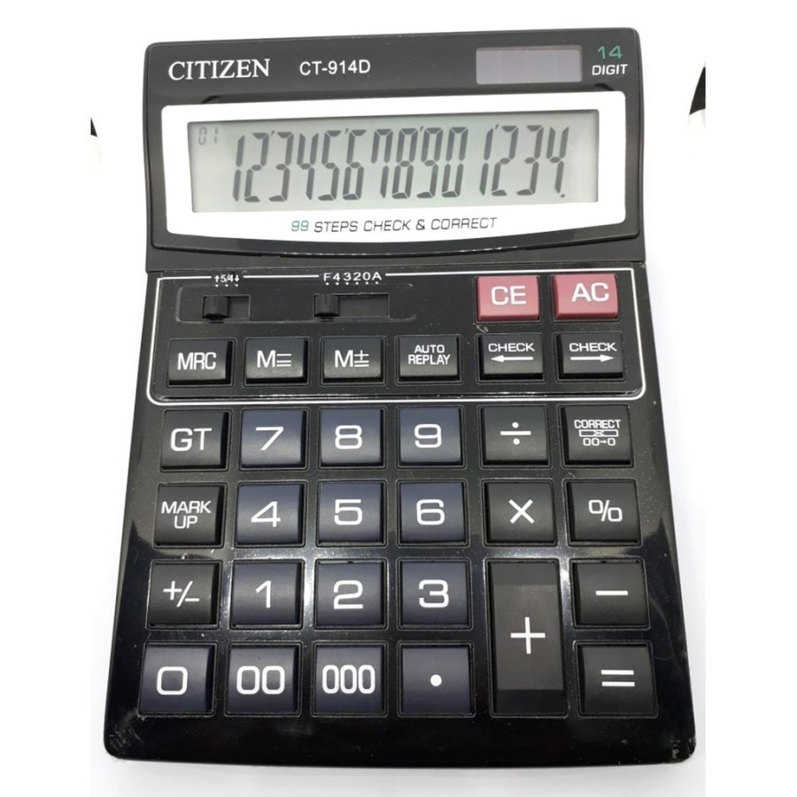 

KALKULATOR CITIZEN CT-914D 14 DIGIT - CALCULATOR CT914D 14DIGIT GROSIR-KOMPUTER