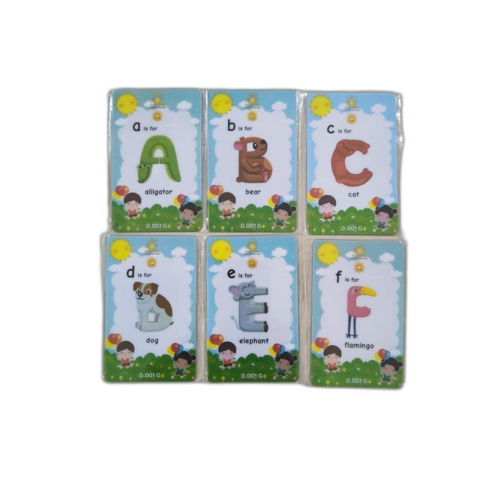 

BABY GOLD 0,001 EDISI ALPHABET BELAJAR HURUF A-Z (1SET ISI 26PCS)