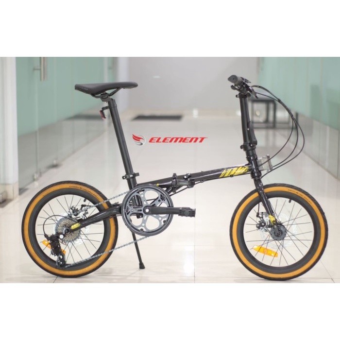 Sepeda Lipat Element Nicks 20 Inch 451 Chromoly 10 Speed