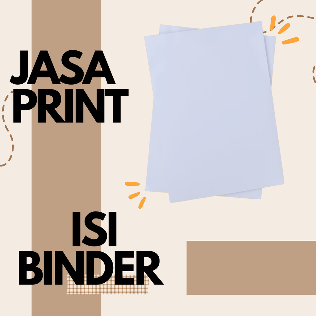 

JASA PRINT ISI BINDER A5 / B5