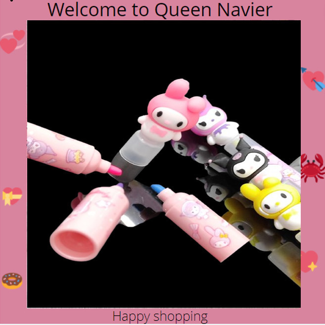 

QN - Highlighter motif sanrio 3 susun karakter sanrio lucu