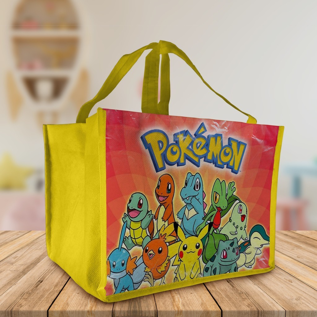 GOODIE BAG MURAH POKEMON / TAS ULTAH READY STOK BENTO / TAS ULANG TAHUN