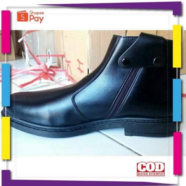 UKURAN SIZE 37 38 39 40 41 42 43 44 45 / SEPATU PDH RESLETING PDL POLISI POLRI TNI FANTOFEL FANTOVEL