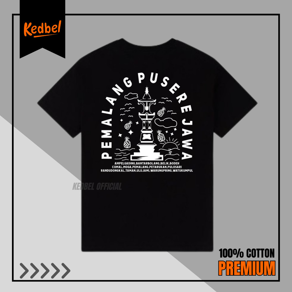 personalitas Kaos Pemalang Pusere Jawa Bahan Premium Desain 01 Bahan Katun Distro By Kedbel Inc leis