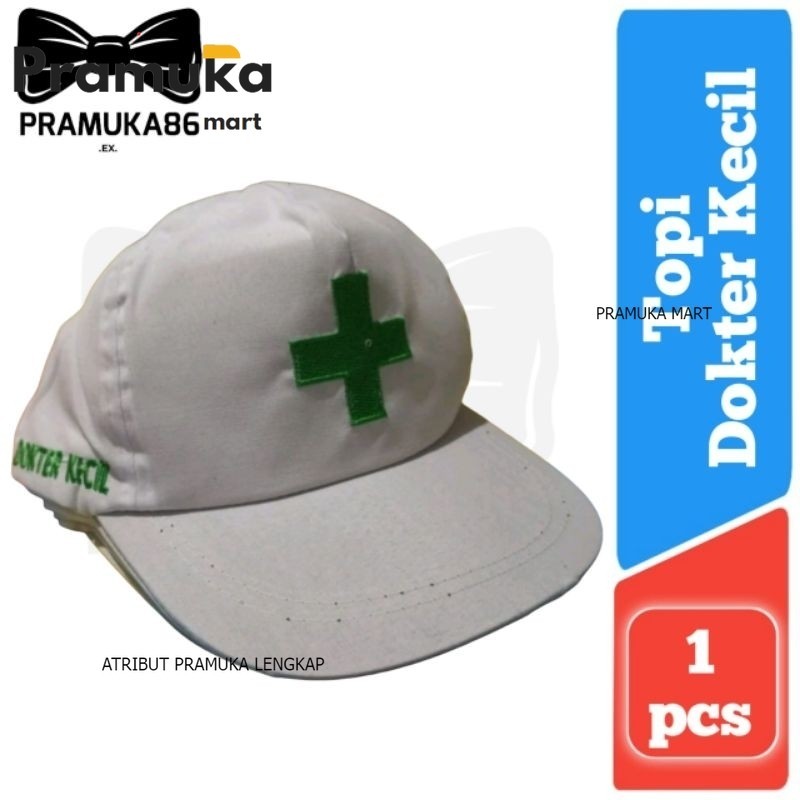 Termurah Topi Dokter Kecil Logo Sablon Ready Stok
