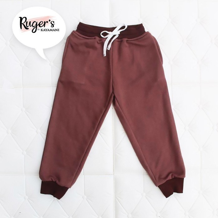 By Kayamani - Jogger Panjang Anak - Coklat