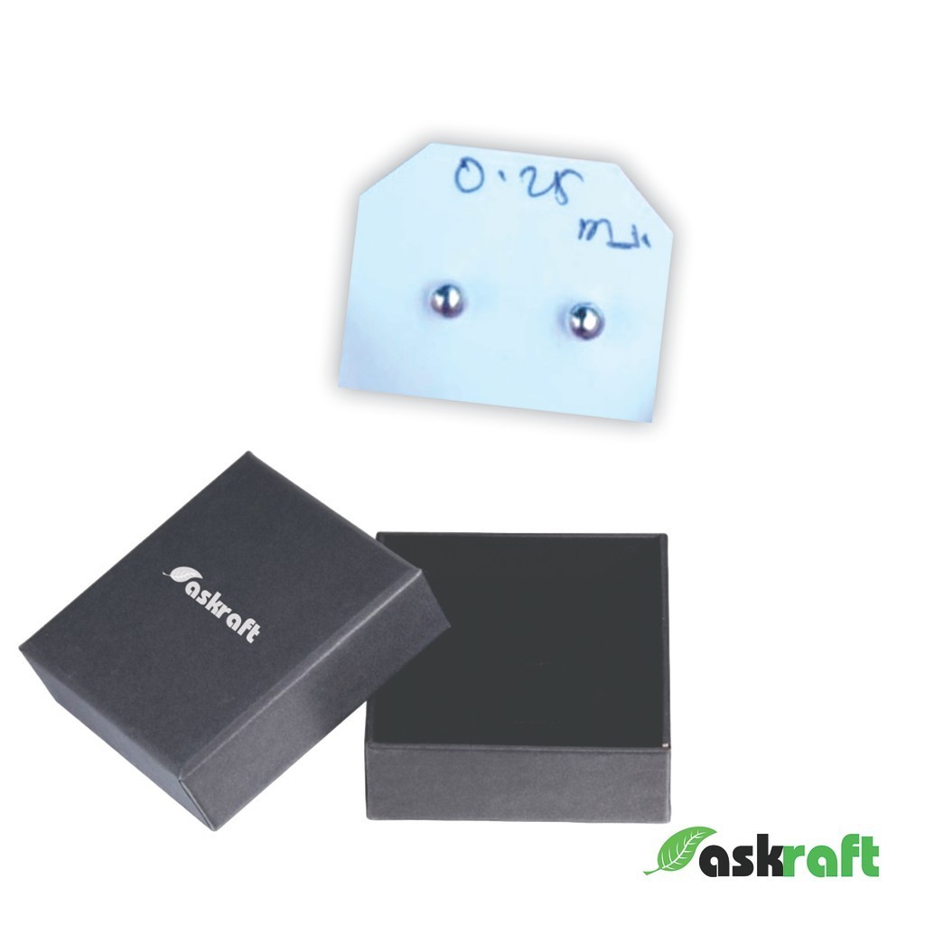 Askraft Anting Tindik Merica Emas Putih Asli Anting Tindik Bayi Anting Terbaru