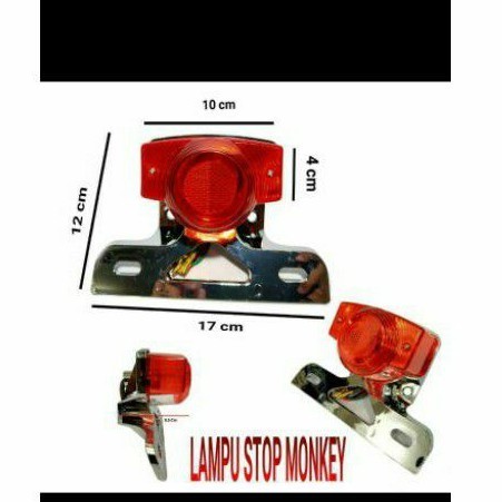 PROMO Lampu Stop CB Dream mini S90 CB Astra Stoplamp belakang Monkey gorilla