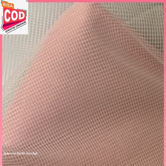 Kelambu Bayi Meteran/Kain Kelambu Bayi/Bahan Kelambu Katun/Kelambu Nyamuk Lobang Kecil