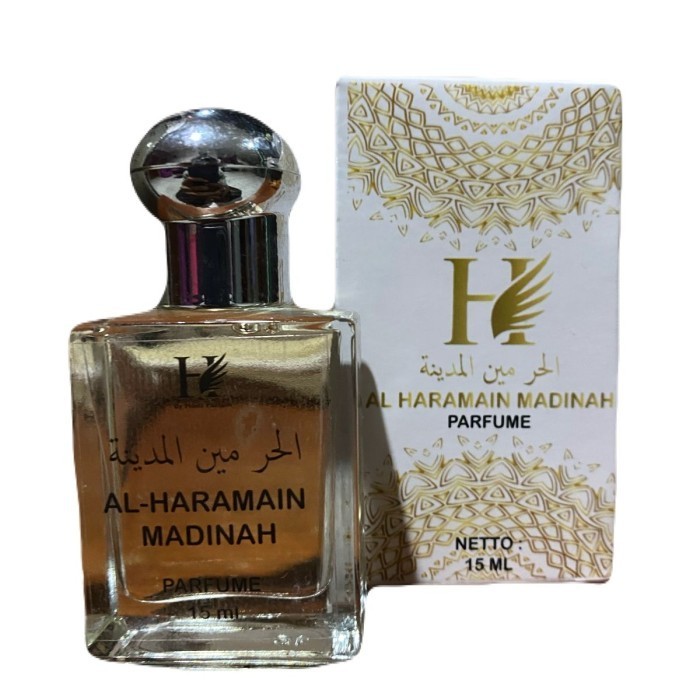 parfum al haramain madinah 15ml asli bibit murni