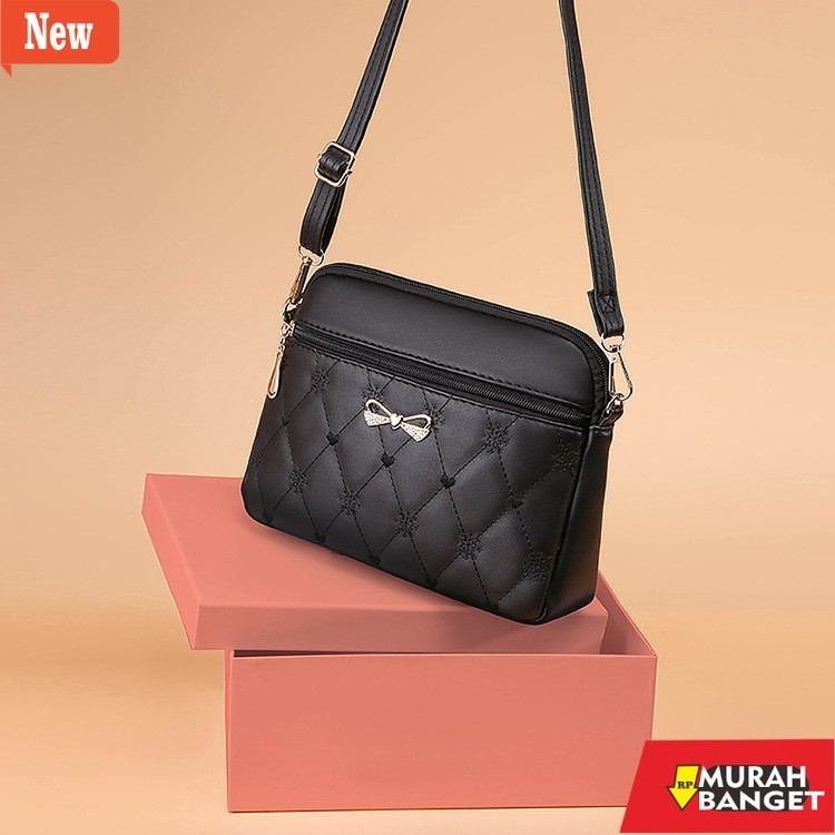 Tas selempang wanita keren- TAS SELEMPANG WANITA KULIT METABO PREMIUM SLING BAG REMAJA KOREA BATAM T