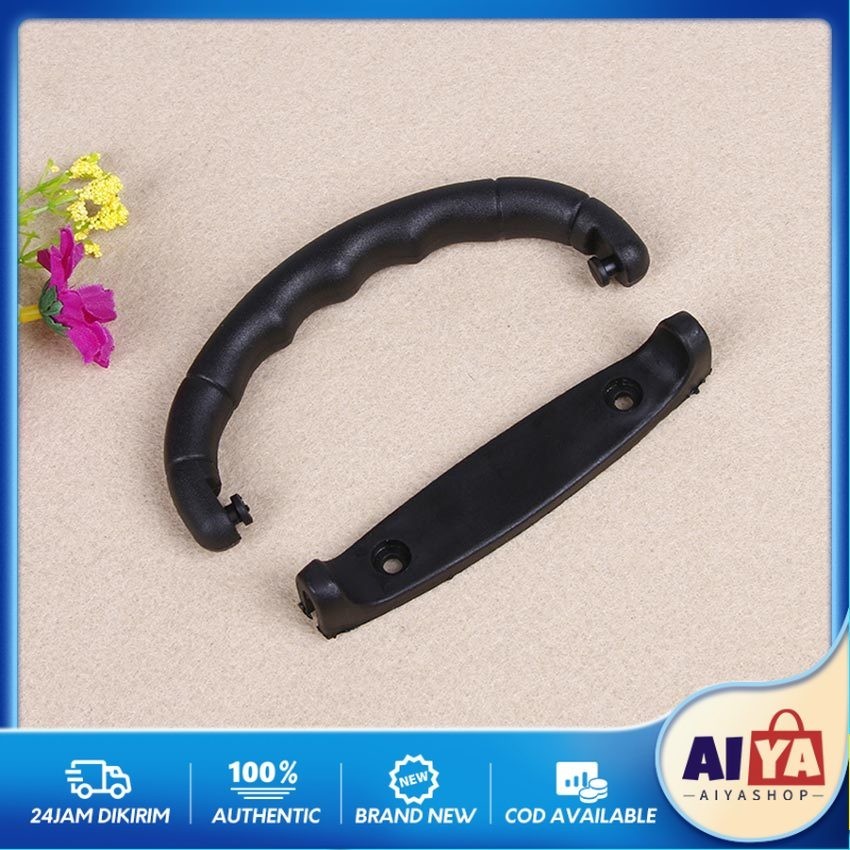 Handle Pegangan Gagang Koper / Pengganti Handle Box Salon Speaker Plastik / Gagang Tas Briefcase Han