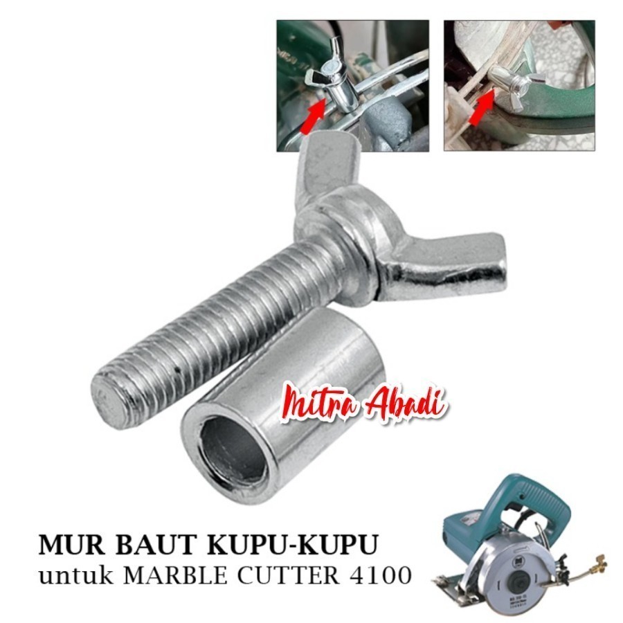Mur Baut Kupu Kupu Adjustment untuk Marble Cutter 4100