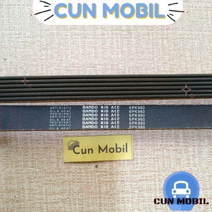 Ribt belt Bando 6PK 960 985 1035 1075 1095 1105 1115 1165 1180 1470 - 6PK 960 CUN MOBIL