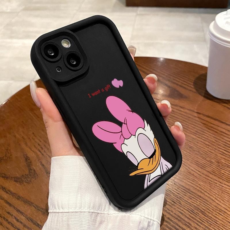 Case For Infinix Hot 10 Play Hot 10 Lite Hot 11 Play Hot 30i Hot 30 Play Hot 30 Play NFC Casing HP Softcase Kesing Silicone Cesing Phone Soft Cassing Untuk Cute Donald Duck Anime Couple Kasing Sofcase