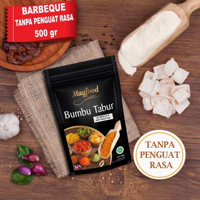 

Terbaru~ sukron_86 Magfood Bumbu Tabur Barbeque NON MSG 500 gram