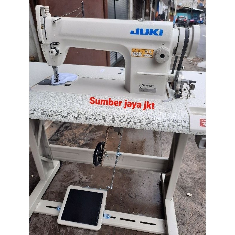 BIG SALE mesin jahit juki 8100e new /baru +servo+meja import