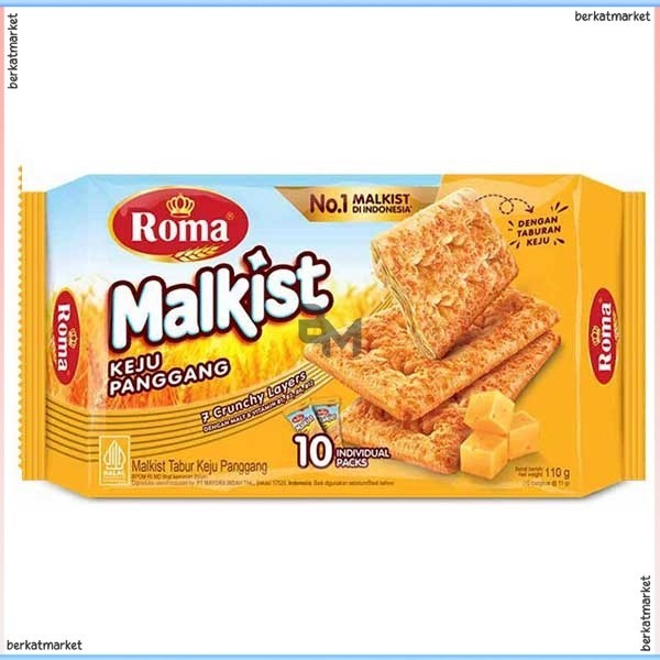 

ROMA MALKIST KEJU PANGGANG 110 GR BISKUIT