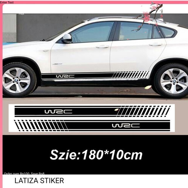 CUTING STIKER MOBIL STIKER LIS STRIPING MOBIL stiker cutting mobil crv brv hrv keren bisa cod