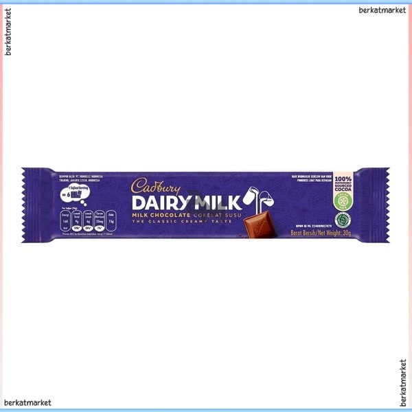 

CADBURY DAIRY MILK 30 GR COKLAT