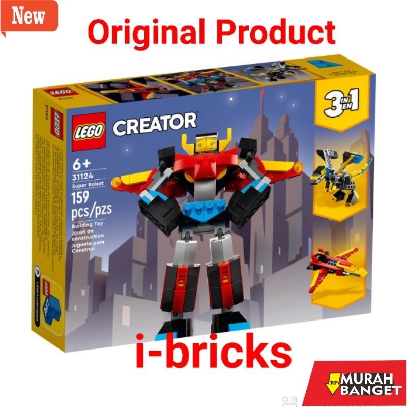 mainan anak robot yang lagi viral- LEGO Creator 31124 Super Robot