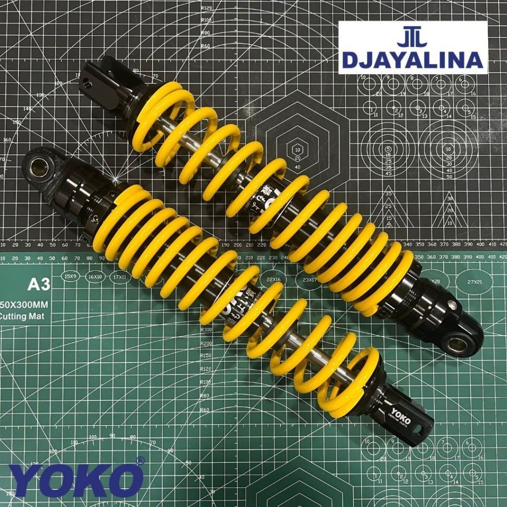 Shockbreaker Nmax PCX 150 Xmax Non-Tabung YOKO (JLT 048) Shock Non Tabung Ukuran 340mm