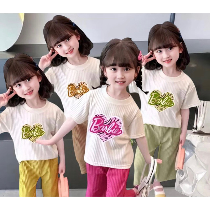 New  One Set Knit Barbie Anak Usia 1-10 Tahun