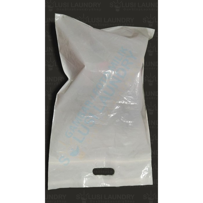 Plastik Klip Laundry Sepatu Putih 30x45 - 50 Lembar - Bening