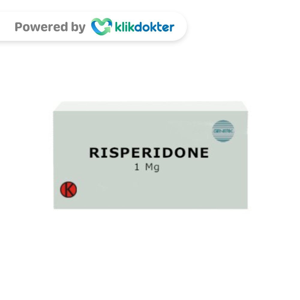 Risperidone 1mg 10 Tablet Generik