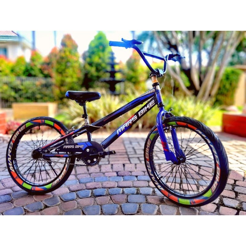 SEPEDA ANAK COWOK BMX 20 INCH MARSBIKE BAN 2.5 MARS BIKE / 3.0 JUMBO OVERSIZE FRAME BESI SNI MURAH BARU CICILAN MURAH SEPEDAH ANAK COWOK LAKI LAKI BARU UMUR 8 / 9 / 10 / 11 / 12 / 13 TAHUN