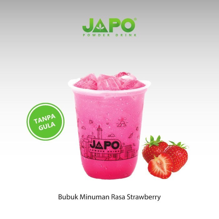 

[Aneka Rasa] Bubuk Minuman - Strawberry Plain-powder starwberry tanpa gula