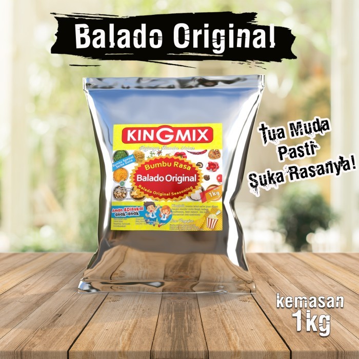 

Terbaru Bumbu Tabur Rasa Balado KING MIX 1 KG
