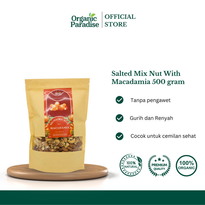 

Salted Mix Nut with Macadamia 500 gram