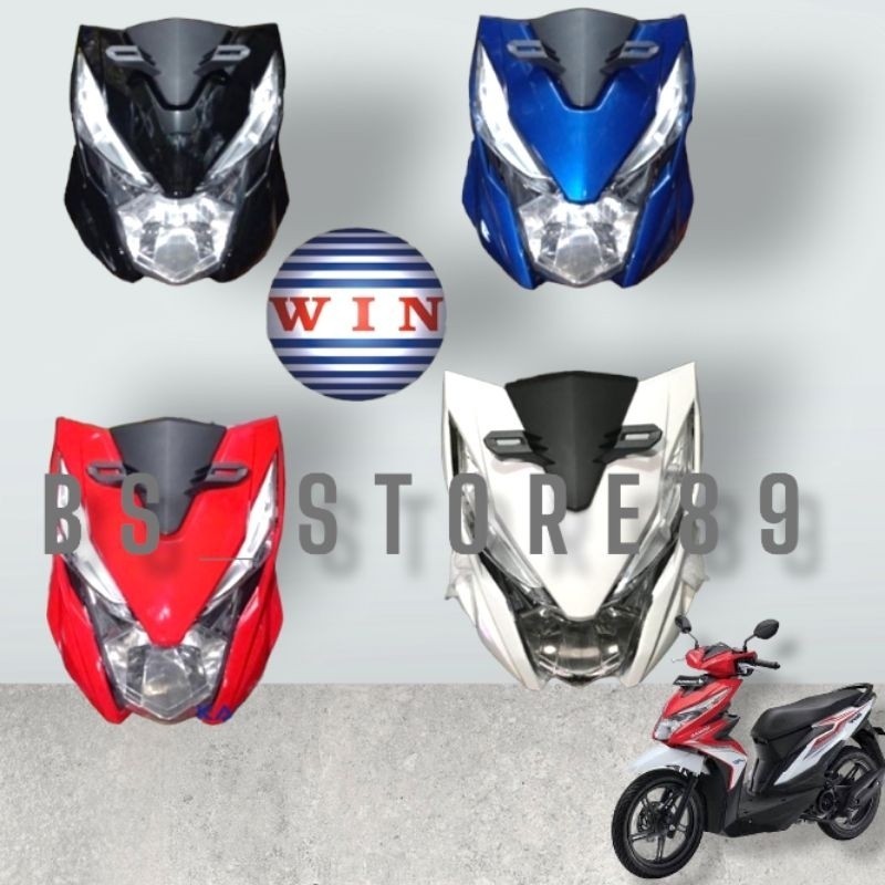TAMENG PANEL BODY DEPAN DEPAN FULL SET HONDA BEAT ECCO ESP STREET 2016 2107 2018 2019 HITAM MERAH BI