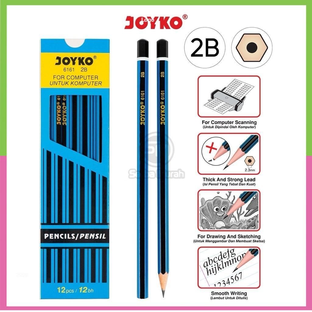 

Pencil Pensil Joyko 6161 2B 1 BOX 12 PCS