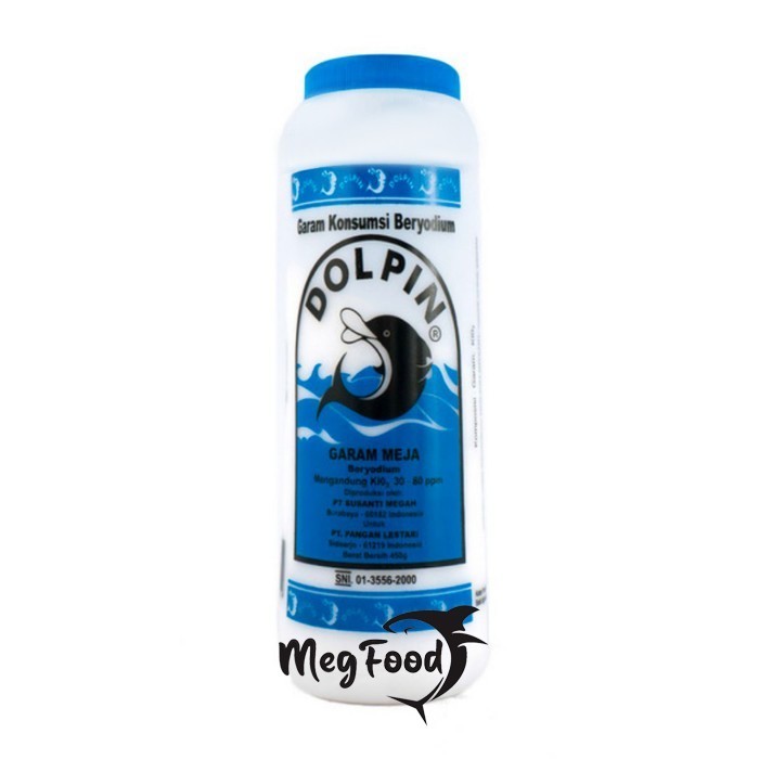 

Dolpin Garam Meja Botol 450 Gr