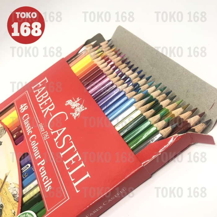 

✨LARIS✨ -FABER CASTELL Pensil Warna/ Color Pencil 48 Warna (SET)