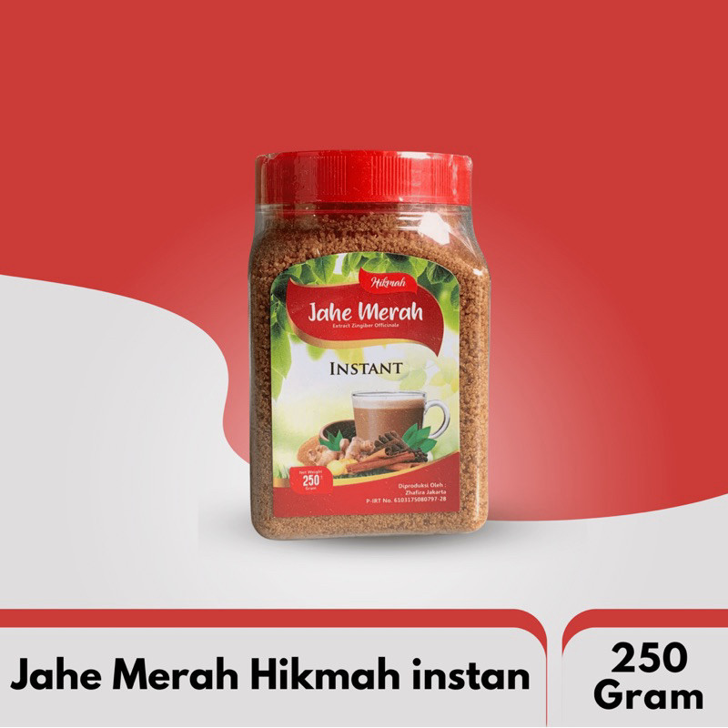 

Jahe Merah Hikmah Kemasan Toples 250 gram