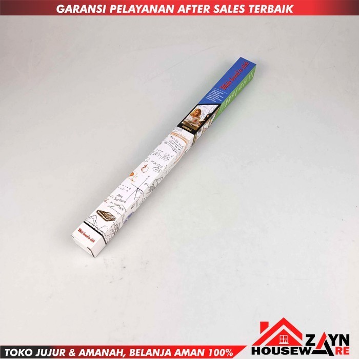 

Stiker Dinding Papan Tulis Whiteboard Flexible 200 x 45 cm
