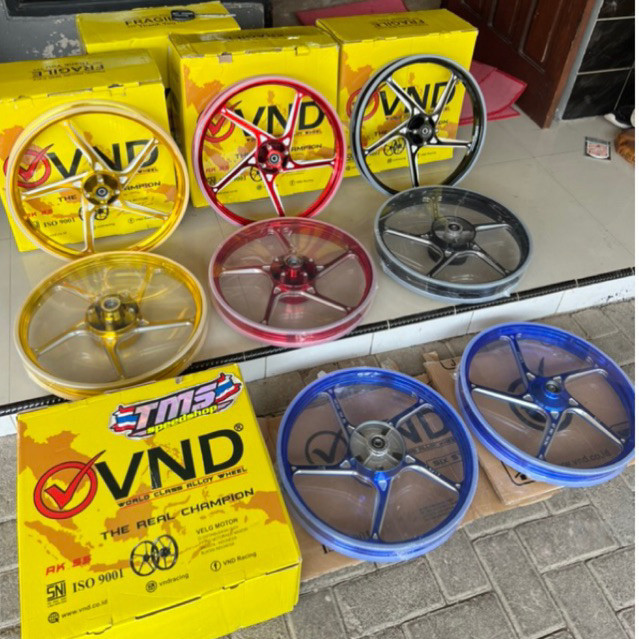 Velg VND AK55 copy Enkei Jupiter Z , Fis R , MX KING dan MXnew Dijamin jos
